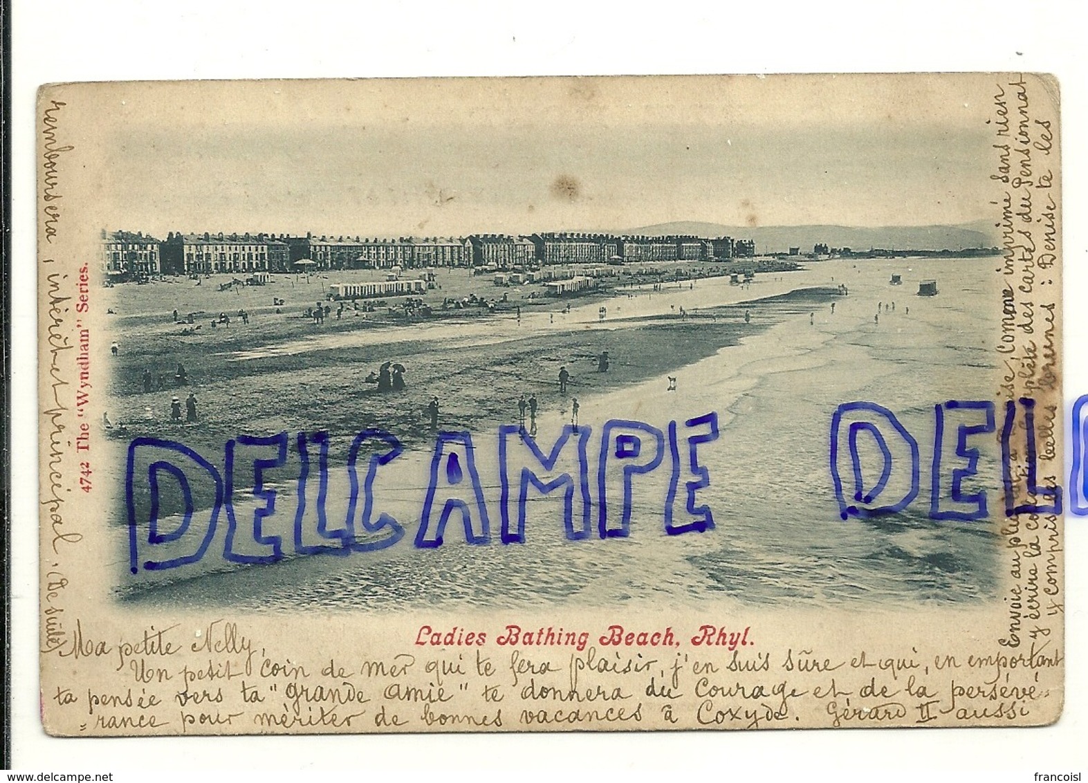 Ladies Bathing Beach. Rhyl. 1909 - Sonstige & Ohne Zuordnung