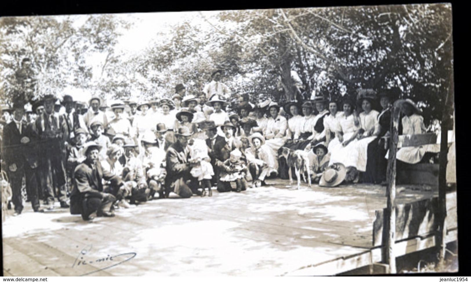 CANADA SHAUNAVON  EN 1922    PHOTO CARTE LA FETE - Autres & Non Classés