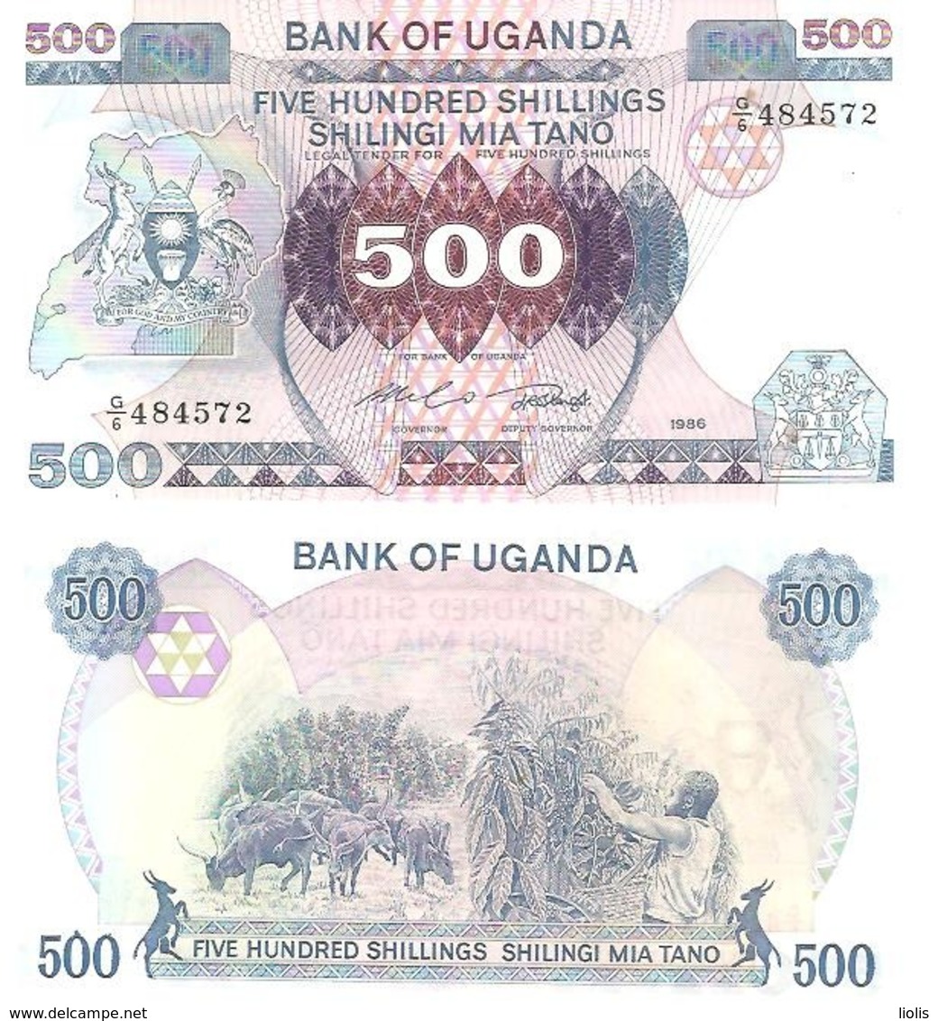 Uganda  P-25  50 Shillings   1986  UNC - Oeganda