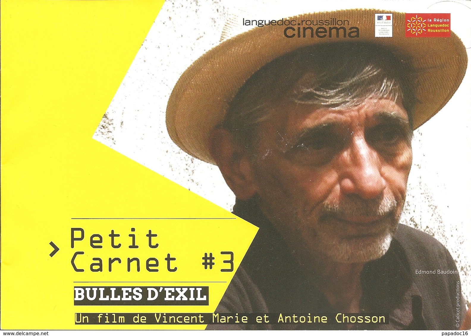 BD - Petit Carnet # 3 - Bulles D'exil : Un Film De Voncent Marie Et Antoine Chosson [Vaccaro, Muñoz & Sampayo,Bilal...] - Dossiers De Presse