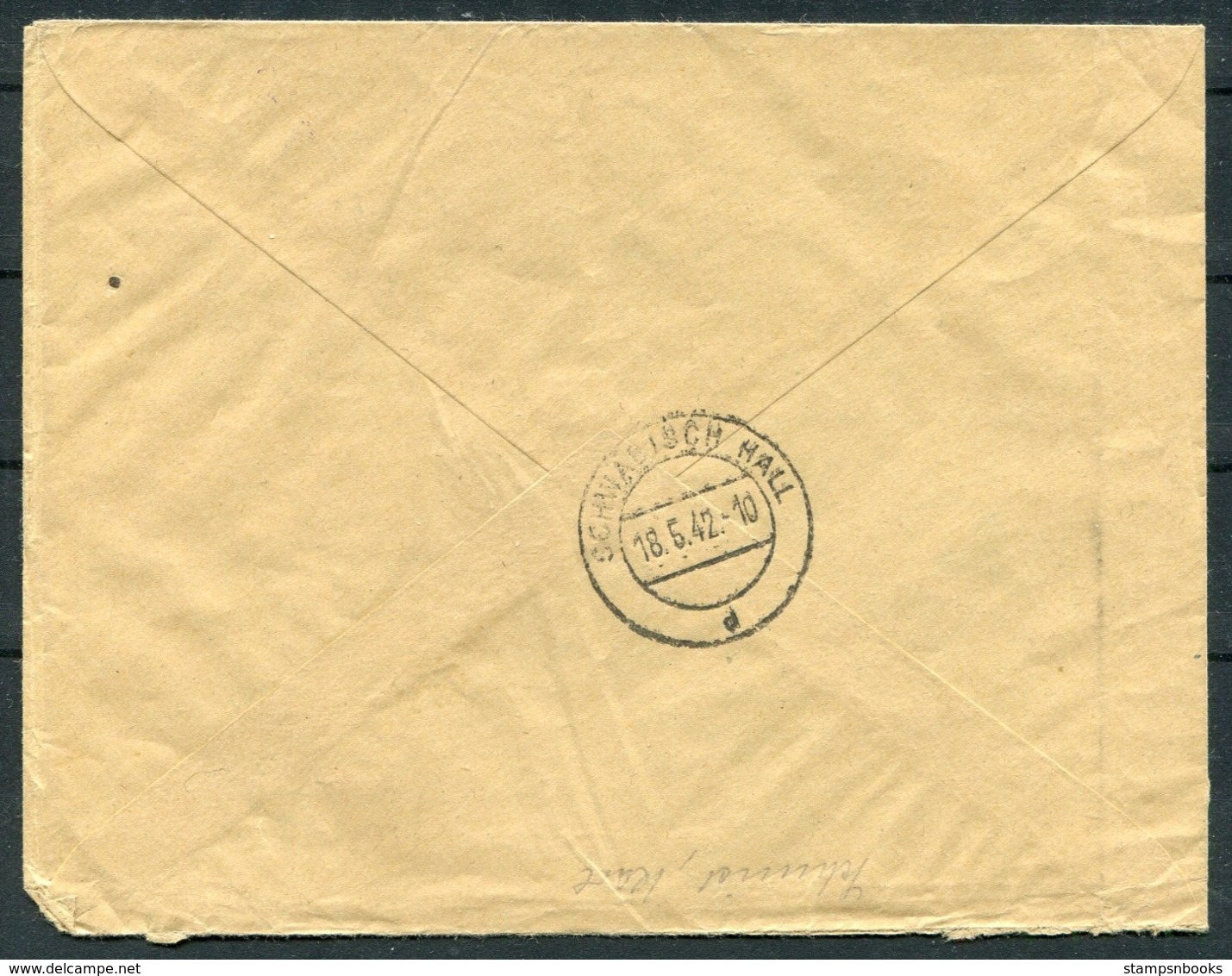 1942 Germany Einschreiben Feldpost Brief / Registered Fieldpost Cover - Covers & Documents