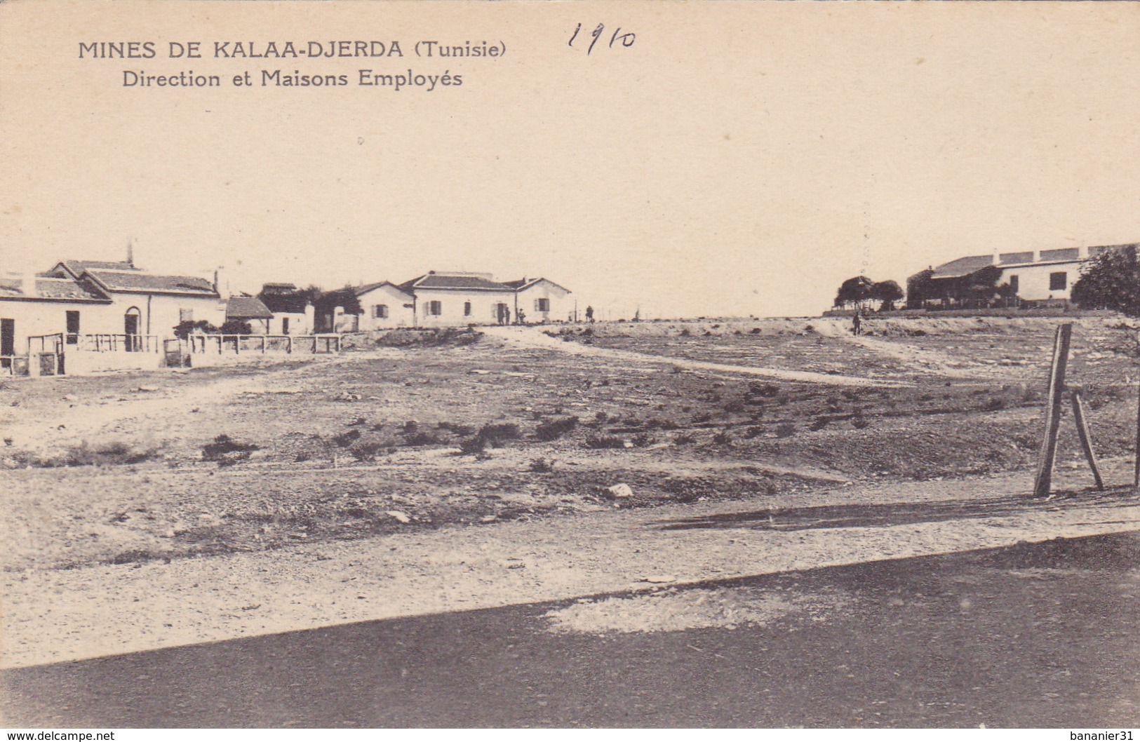 CPA TUNISIE - Kalâat Khasba (arabe : القلعة الخصبة), Anciennement Dénommée Kalâa Djerda - Les Mines Direction Et Maisons - Tunisia