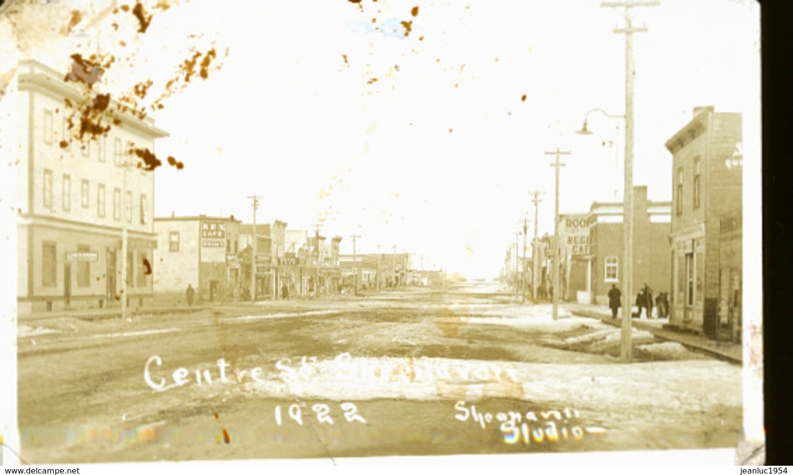 CANADA SHAUNAVON  EN 1922  PHOTO CARTE - Andere & Zonder Classificatie