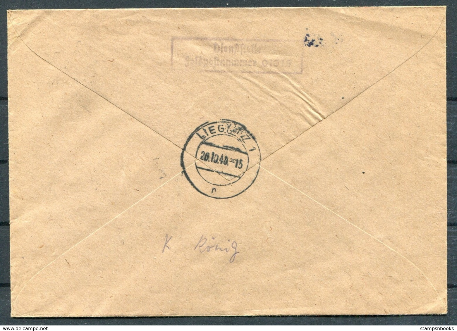 1943 Germany Einschreiben Feldpost Brief / Registered Fieldpost Cover - Liegnitz - Covers & Documents