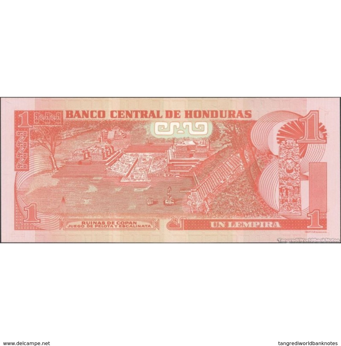 TWN - HONDURAS 89b - 1 Lempira 6.5.2010 Prefix EH - Printer: OBERTHUR TECHNOLOGIES﻿ UNC - Honduras