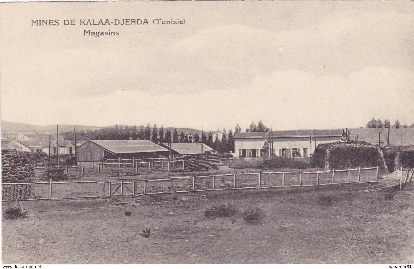 CPA TUNISIE - Kalâat Khasba (arabe : القلعة الخصبة), Anciennement Dénommée Kalâa Djerda - Les Mines - Magasins En 1910 - Tunisia