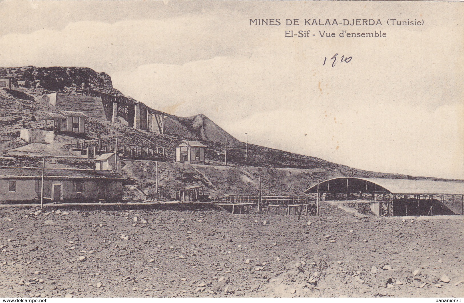 CPA TUNISIE - Kalâat Khasba (arabe : القلعة الخصبة), Anciennement Dénommée Kalâa Djerda - Les Mines - El Sif En 1910 - Tunisia