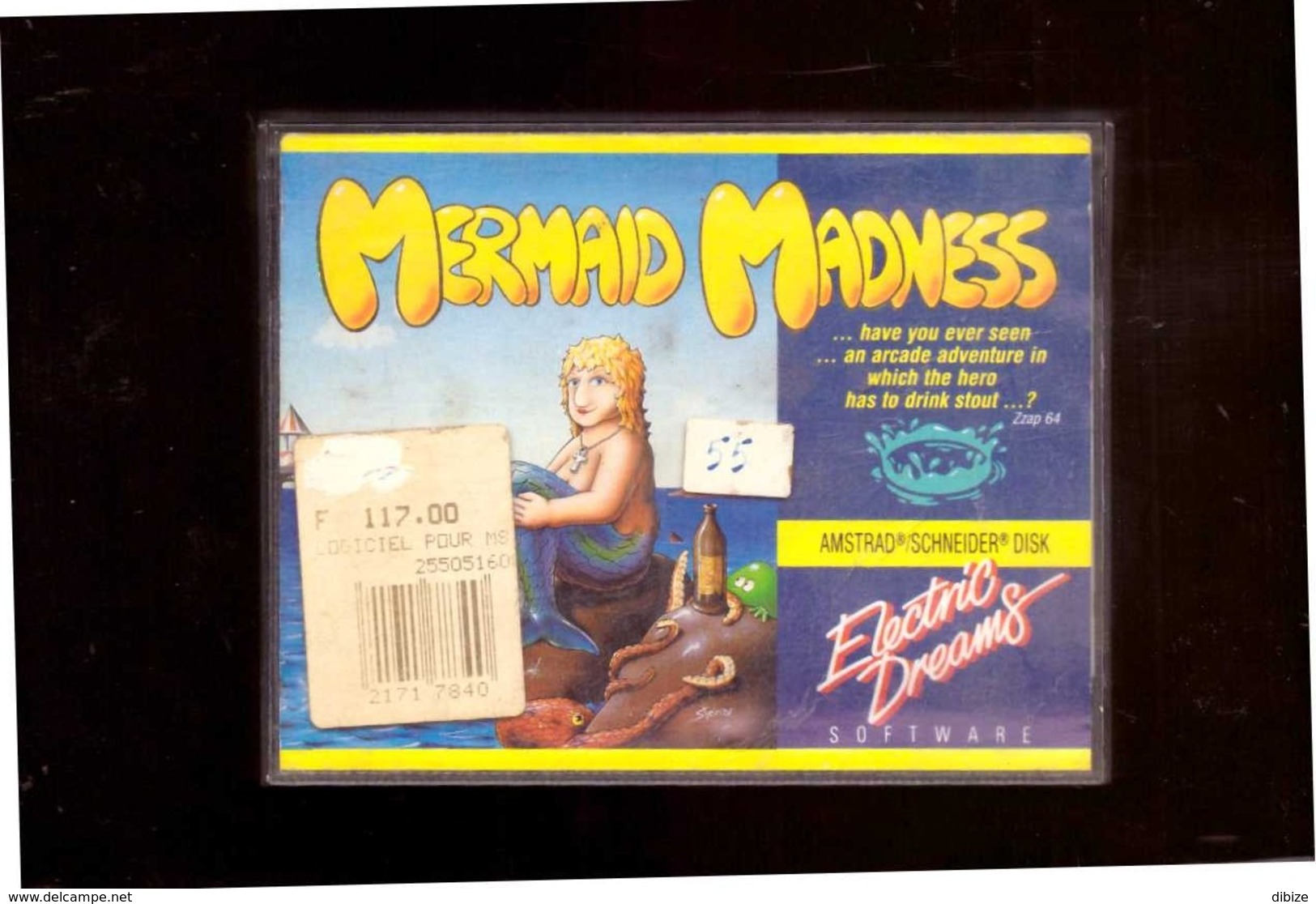 Informatique. Disquette 3 Pouces De  Jeu Pour Ordinateurs Amstrad CPC Et Scheider. Mermaid Madness. 1986. - Sonstige & Ohne Zuordnung