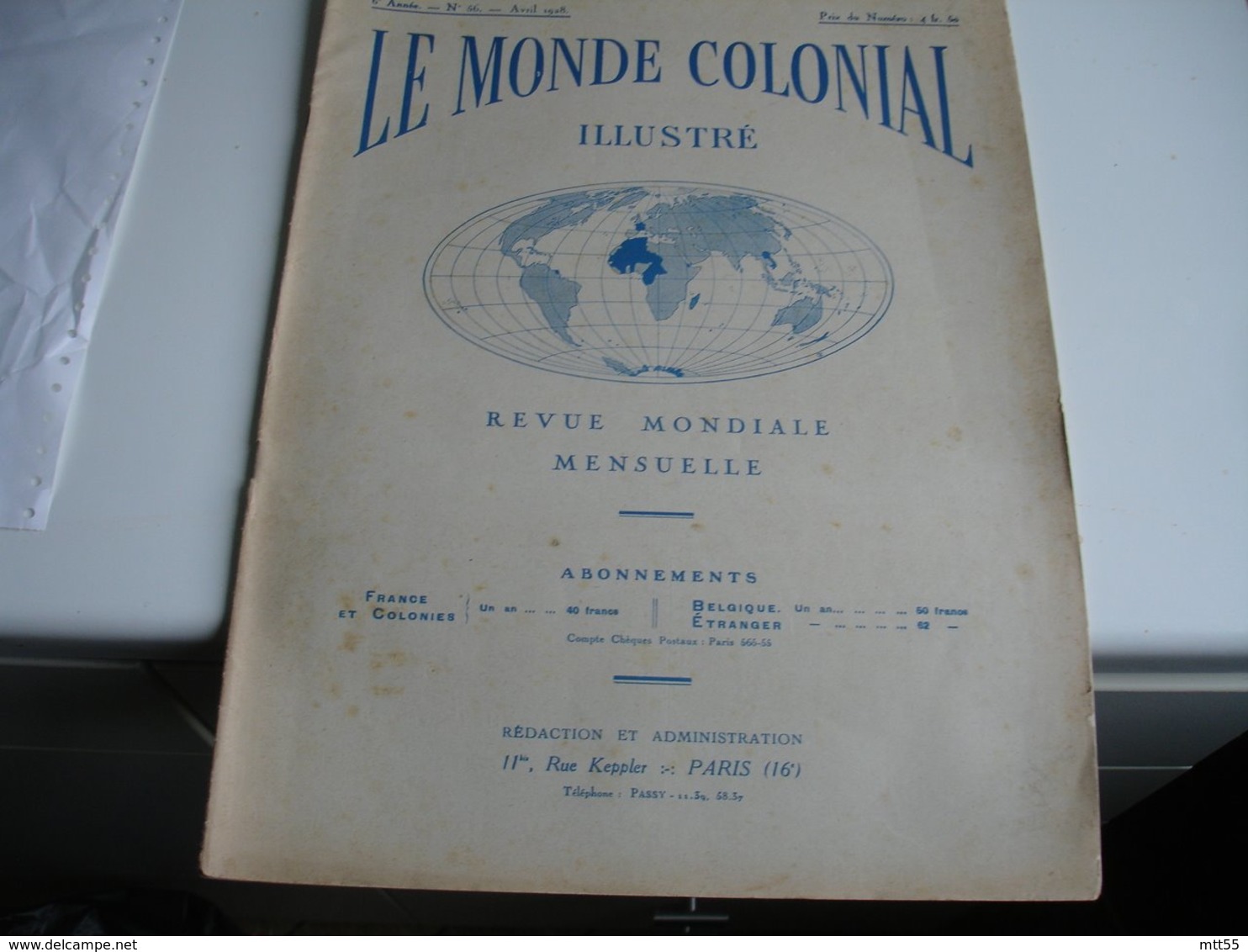 Comores  Moromi Guyane  Lattaquie   Dahomey  Eponges Tunisie  Le Monde Colonial 1928 - 1900 - 1949