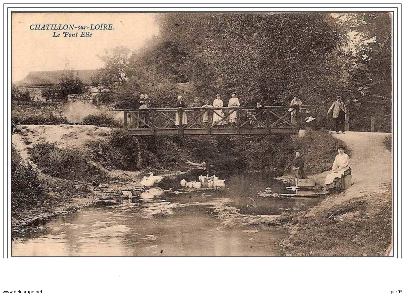 45.CHATILLON-SUR-LOIRE.LE PONT ELIE.LAVENDIERES. - Chatillon Sur Loire