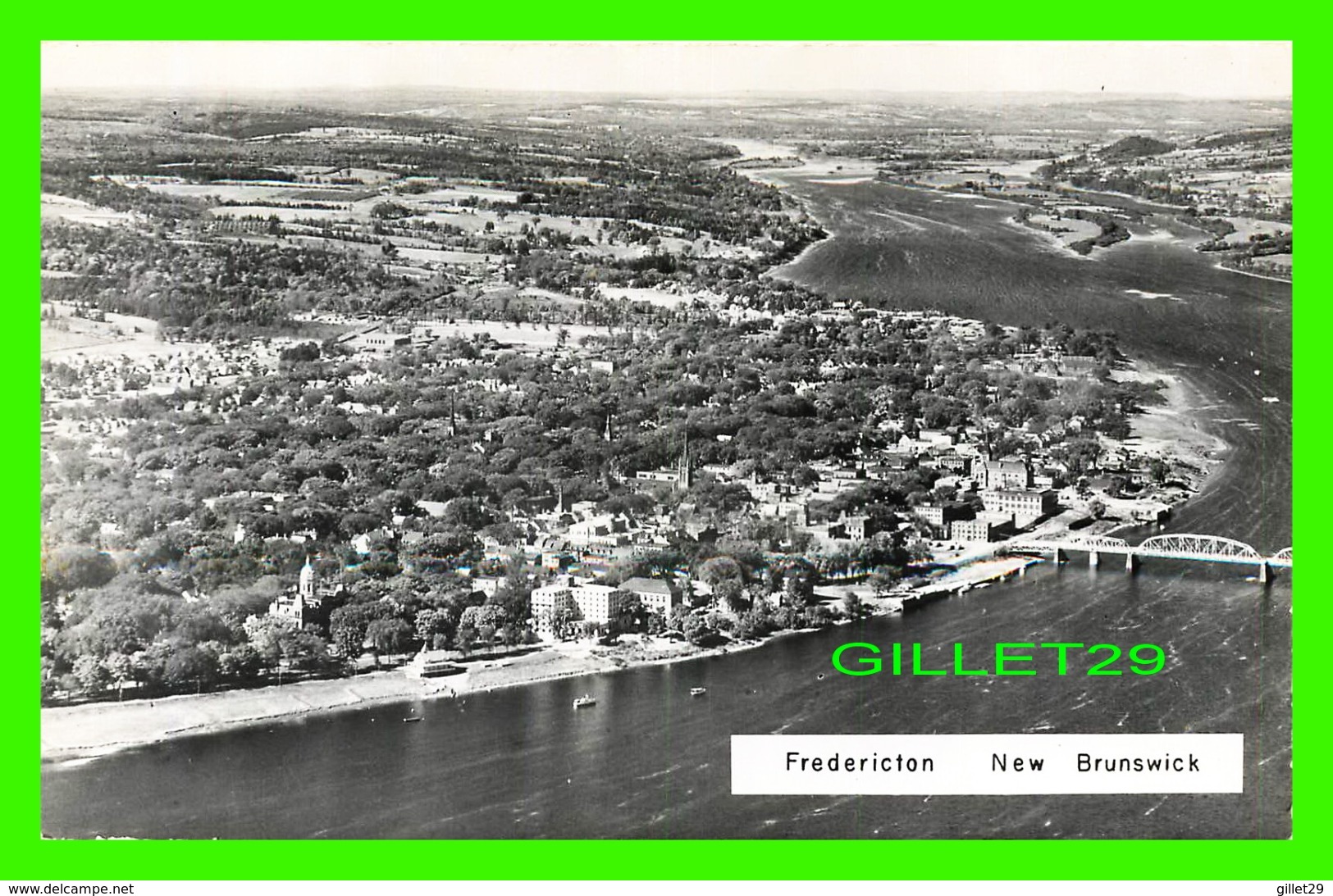 FREDERICTON, NEW BRUNSWICK - AIR VIEW OF THE CITY OF FREDERICTON - - Fredericton