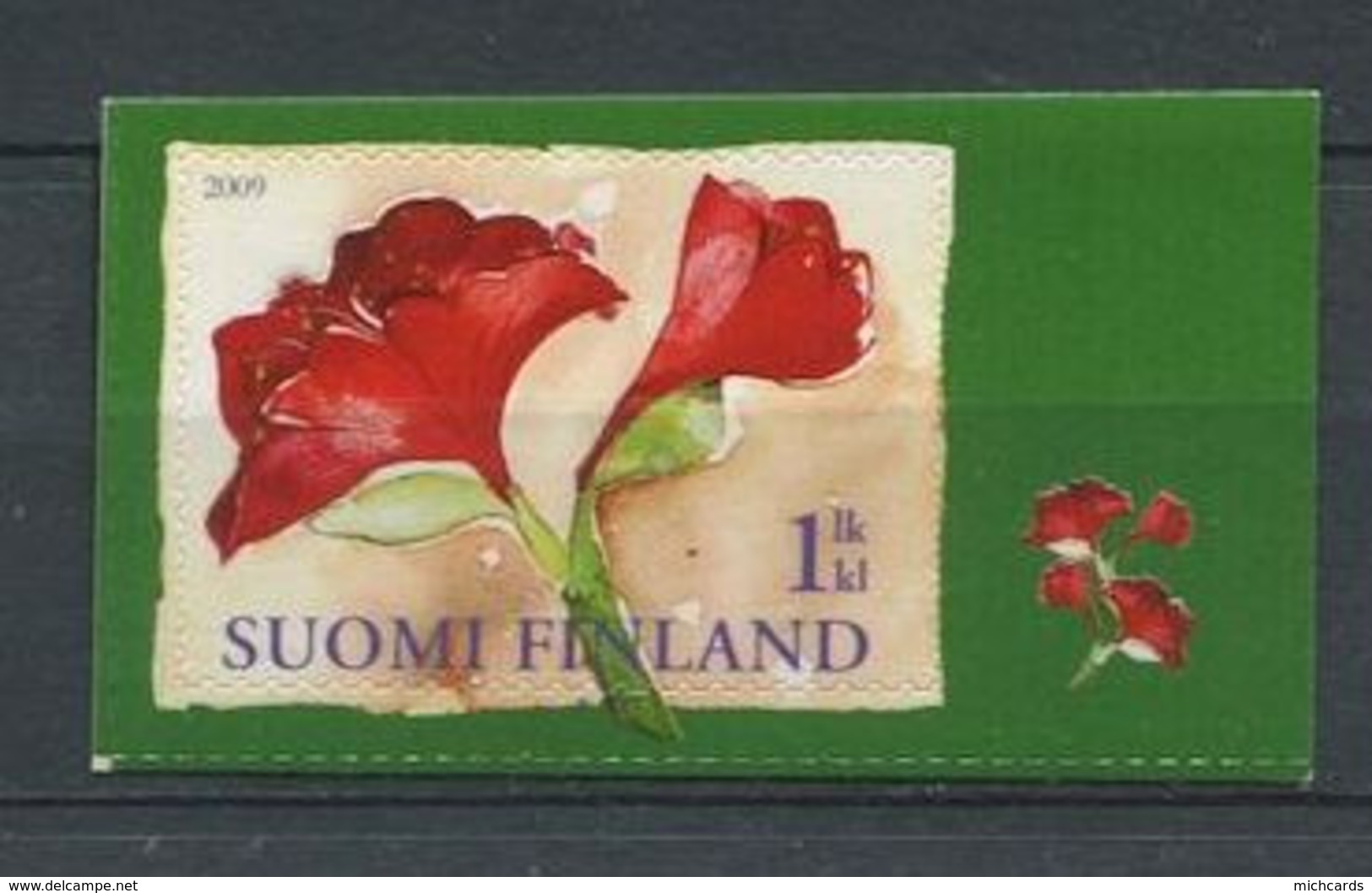 GER - FINLANDE 2009 - Yvert 1964 Adhesif - Fleur Noel Amaryllis - Neuf ** (MNH) Sans Trace De Charniere - Unused Stamps