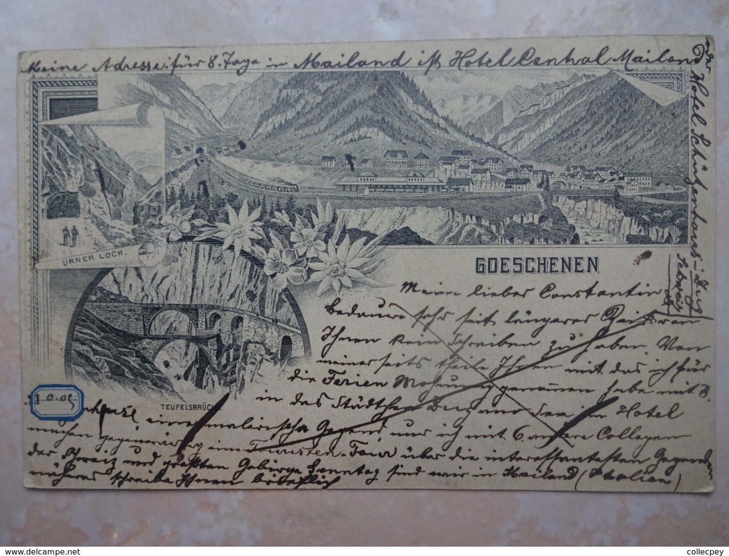 CPA SUISSE GOESCHENEN Carte Pionnière - Göschenen