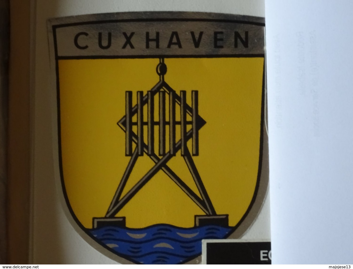 Blason écusson Adhésif Autocollant Sticker Coat Of Arms; Aufkleber Wappen  Cuxhaven - Obj. 'Remember Of'