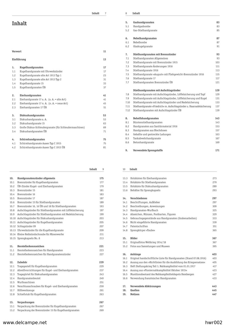 Neu! Deutsche Handgranaten Im 1. Weltkrieg, 3. Erweiterte Auflage - 1914-18