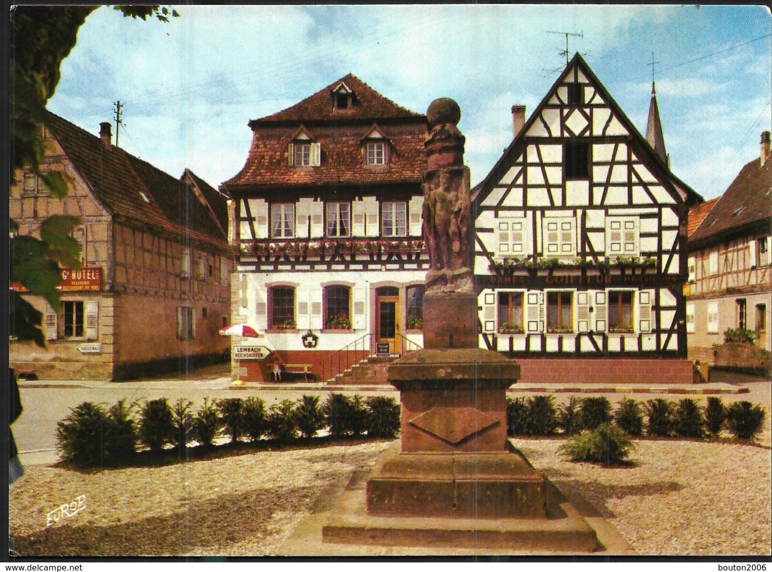 Woerth Stèle Romaine Hotel Restaurant Sans Alcool Famille Bender Non Circulée - Wörth