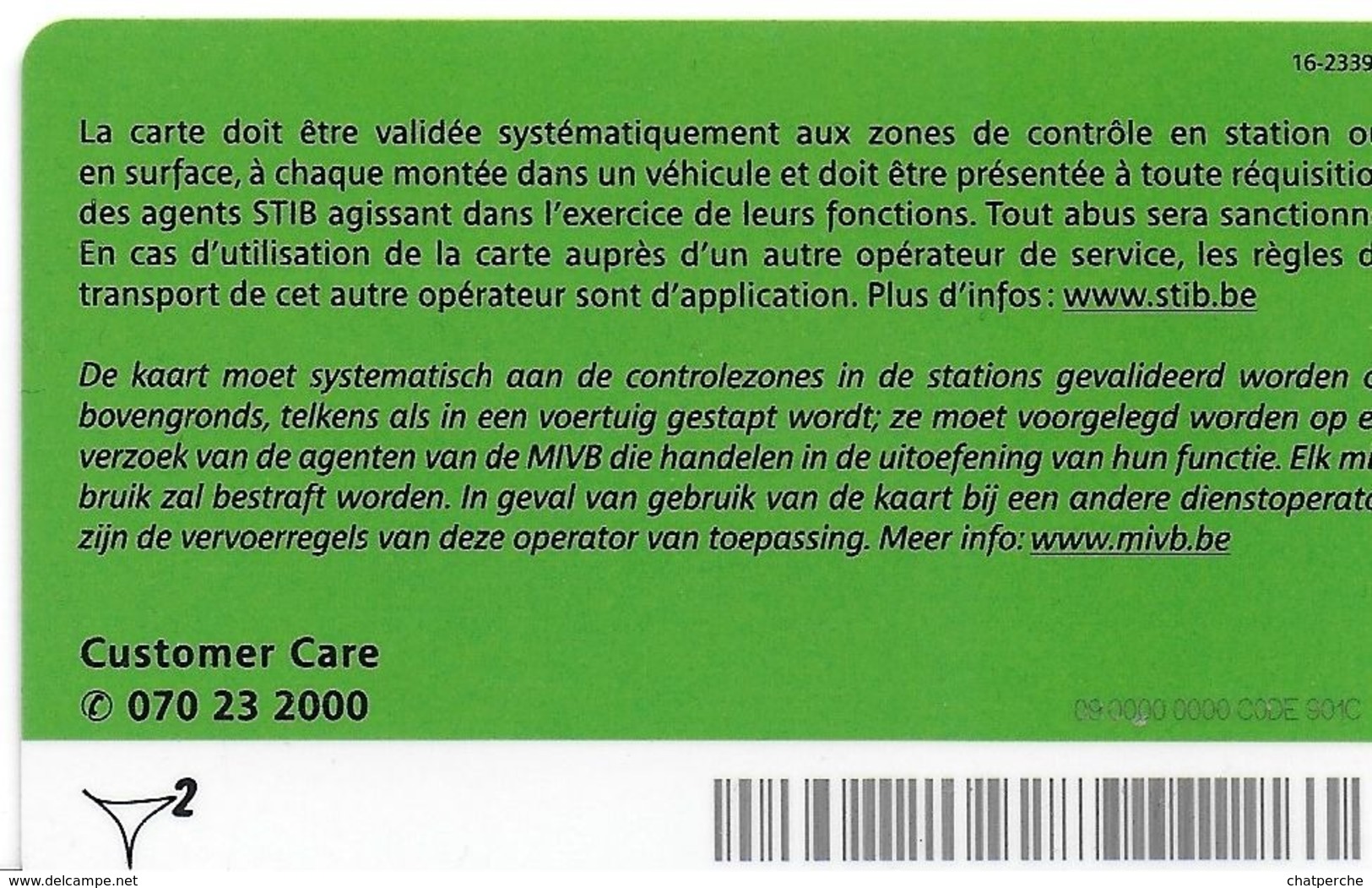 CARTE A PUCE TRANSPORT MOBIB BASIC MVB  STB BRUSSELS B-D BANDE DESSINÉE HERGE PROFESSEUR TOURNESOL - Autres & Non Classés