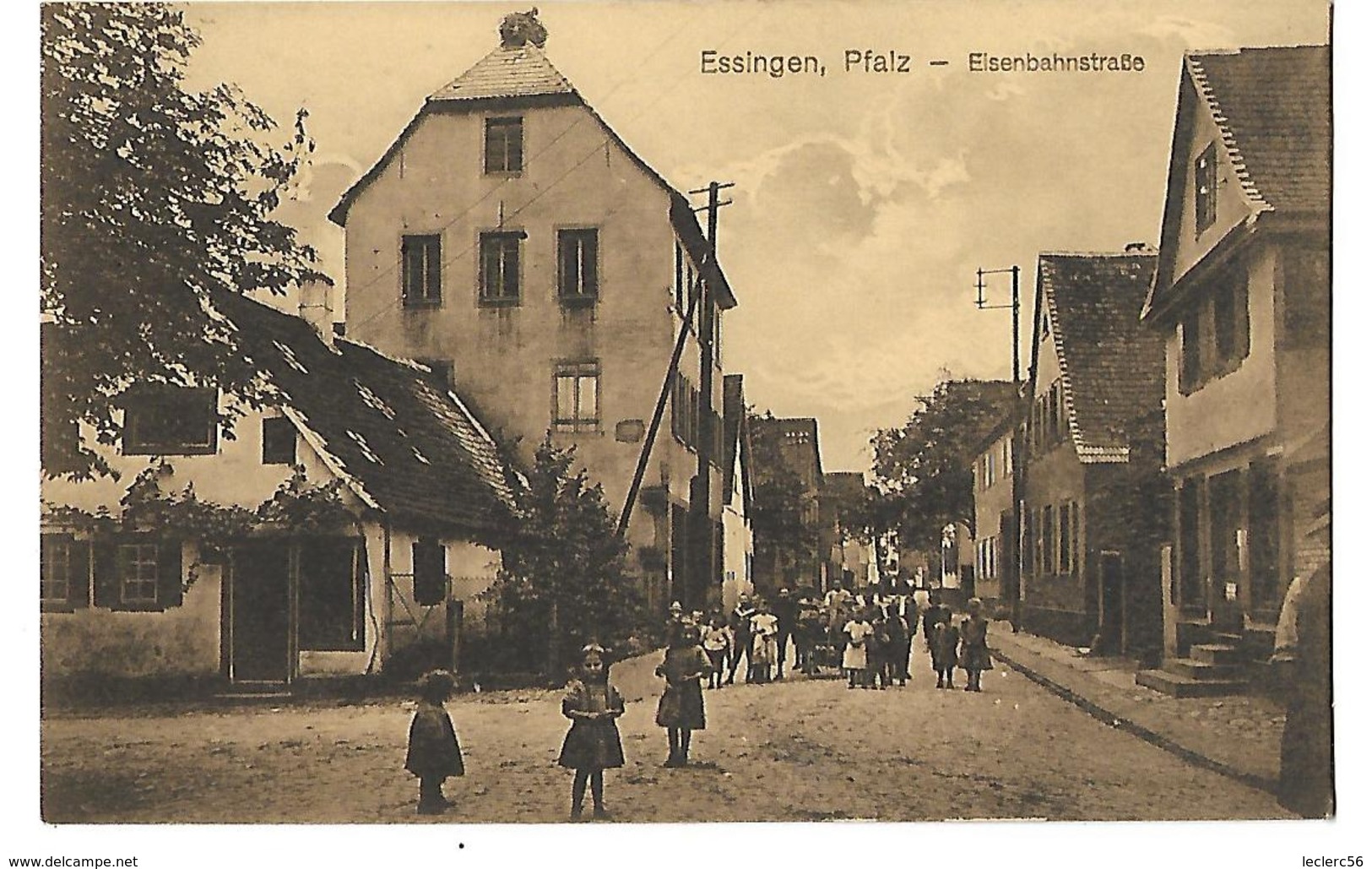 ESSINGEN (PFALZ) CPA  2 SCANS - Autres & Non Classés