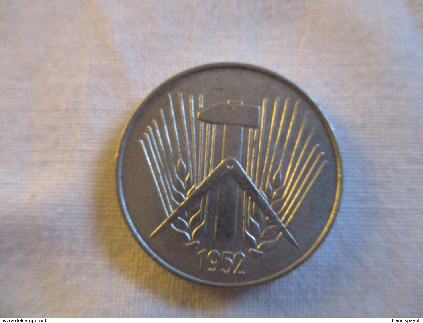 Germany: DDR 10 Pfennig 1952 A - Sammlungen