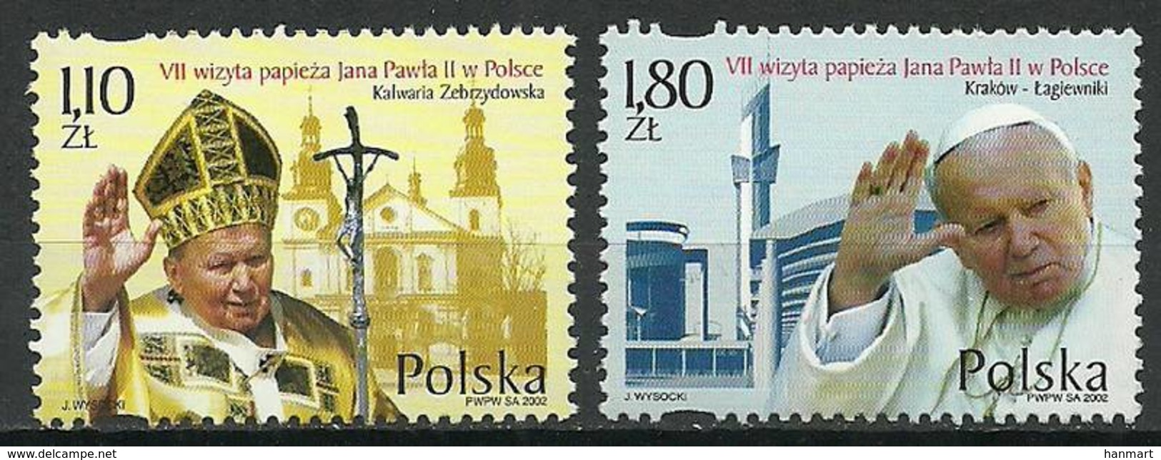 Poland 2002 Mi 3984-3985 Fi 3834-3835 MNH ( ZE4 PLD3984-3985dav68B ) - Otros & Sin Clasificación