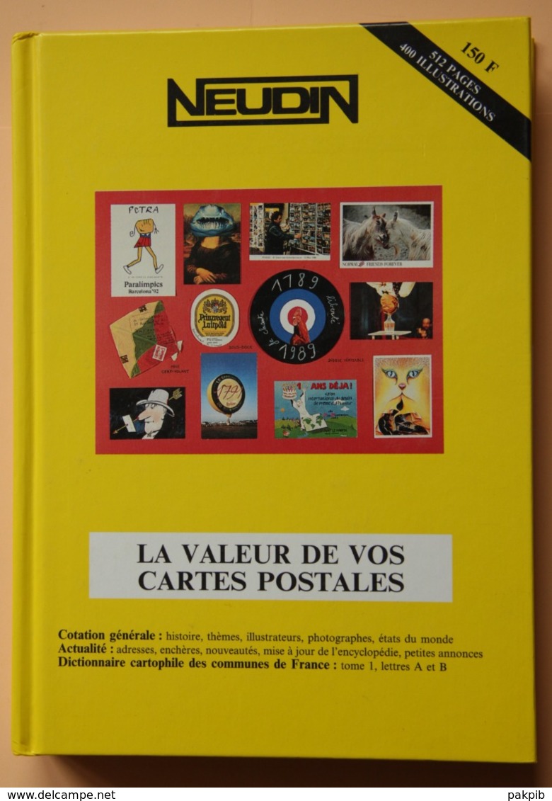 NEUDIN 1993 DICTIONNAIRE CARTOPHILE DES COMMUNES DE FRANCE - Livres & Catalogues