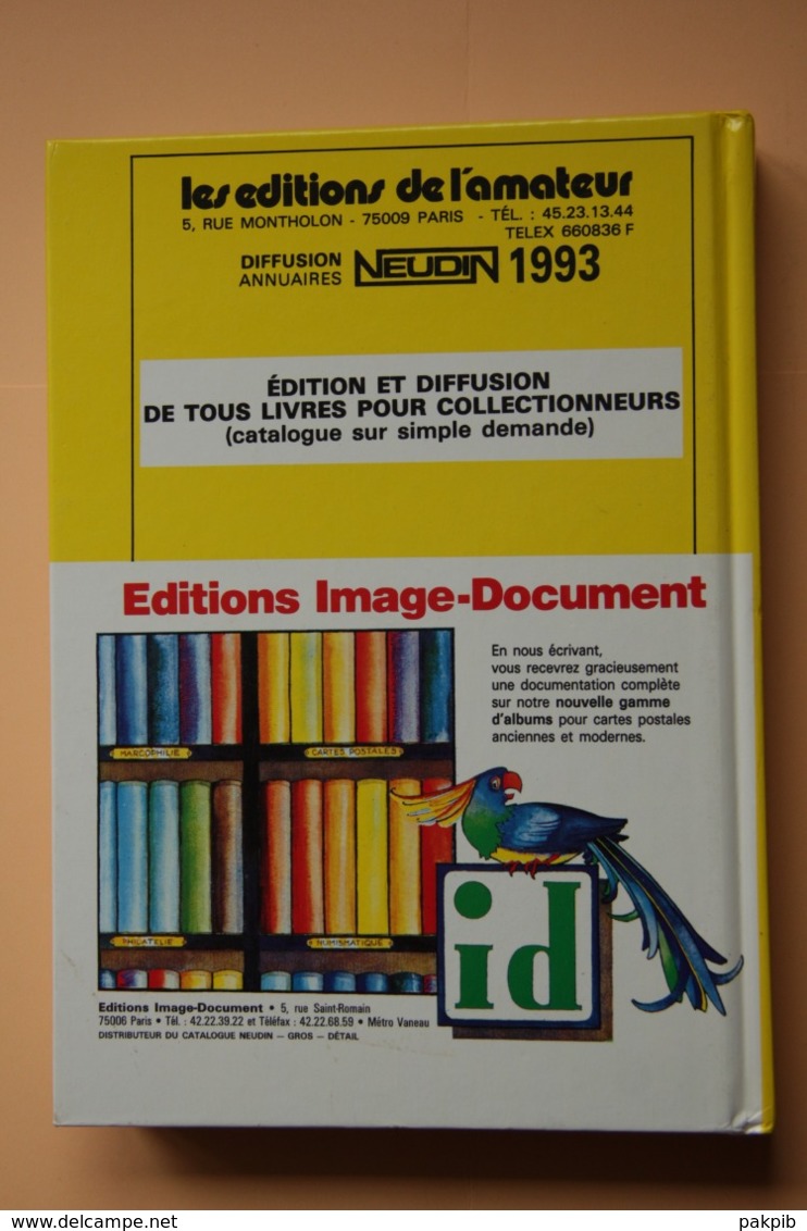 NEUDIN 1993 DICTIONNAIRE CARTOPHILE DES COMMUNES DE FRANCE - Livres & Catalogues