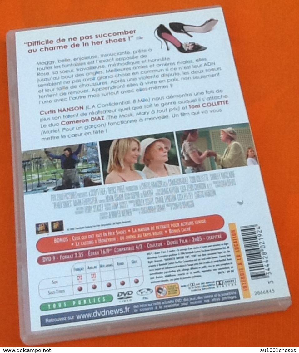 DVD In Her Shoes De Curtis Hanson Avec Cameron Diaz, Toni Collette, Shirley MaclLaine - Komedie