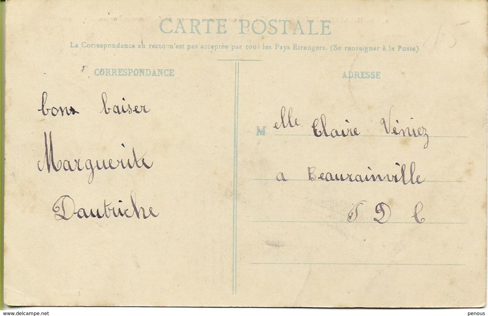 SAINT HILAIRE-COTTES  Entrée Du Pays Venant De NORRENT-FONTES (animation)   ****CARTE RARE*** - Other & Unclassified