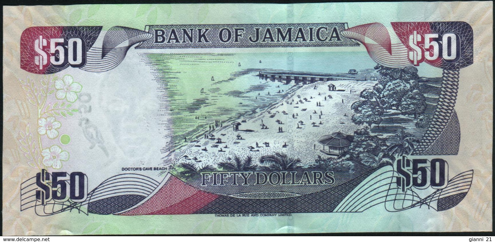 JAMAICA - 50 Dollars 15.01.2007 UNC P.83 B - Giamaica