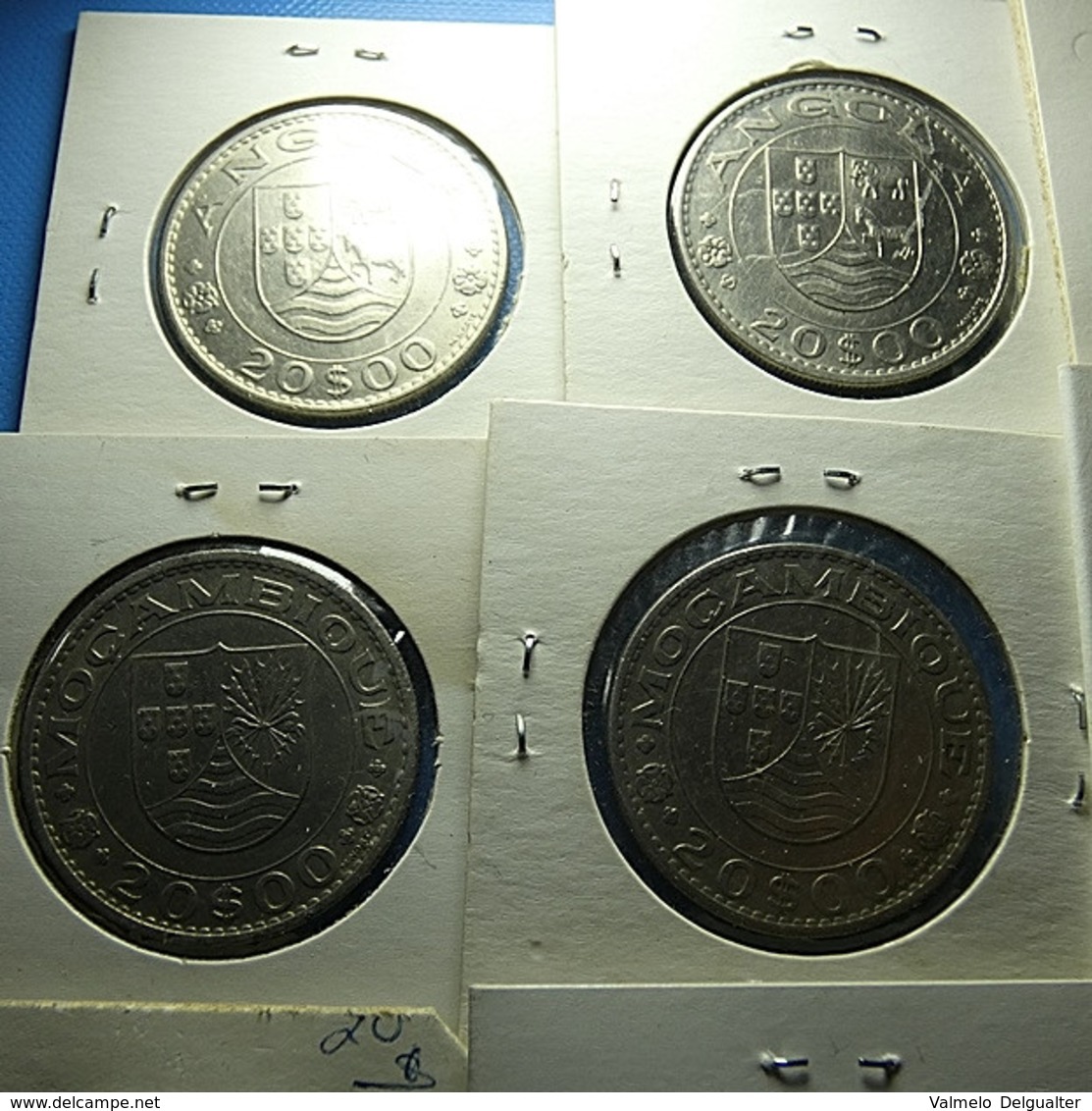 10 Coins Moçambique And Angola 20 Escudos 1971 - Mezclas - Monedas