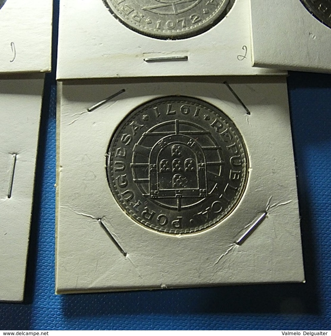 10 coins Moçambique and Angola 20 escudos 1971