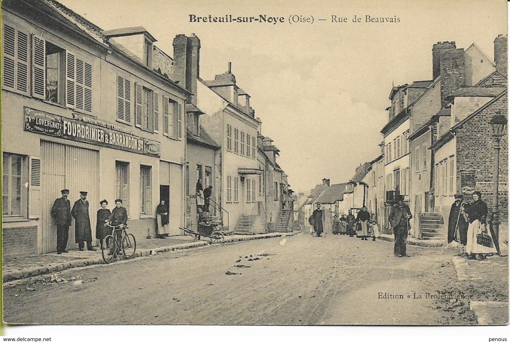 BRETEUIL SUR NOYE  Rue De Beauvais - Breteuil