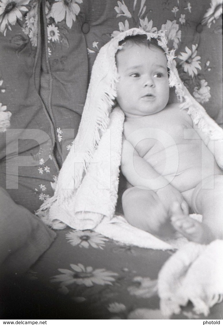 60s NUDE ENFANT CHILD BABY PORTUGAL AMATEUR 35mm ORIGINAL NEGATIVE Not PHOTO No FOTO - Other & Unclassified