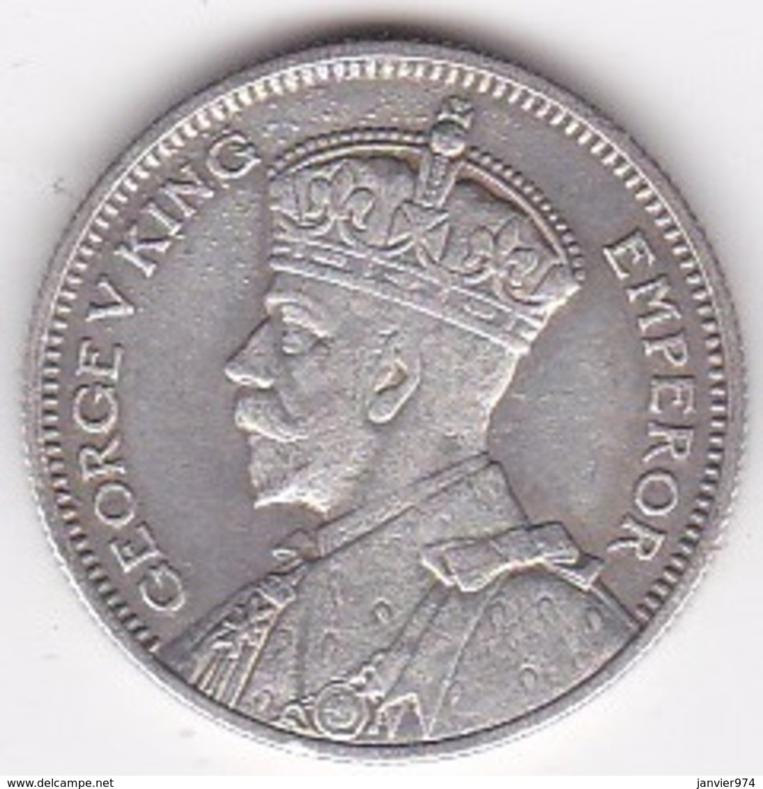 Fidji 6 Pence 1935 George V , En Argent . KM# 3 - Figi