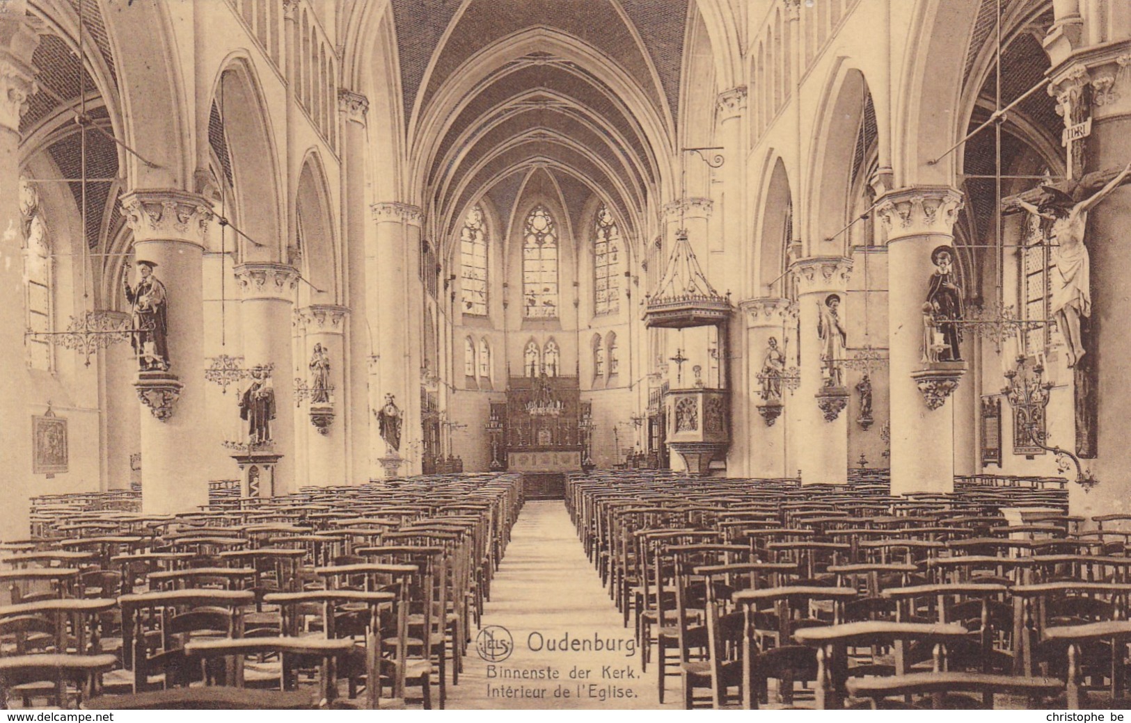 Oudenburg, Binnenste Der Kerk  (pk62565) - Oudenburg