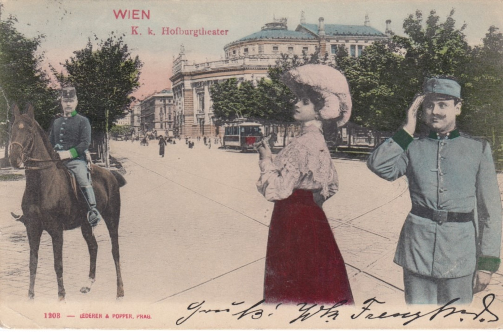 WIEN , Austria , 1890s ; K.k. Hofburgtheater - Altri & Non Classificati