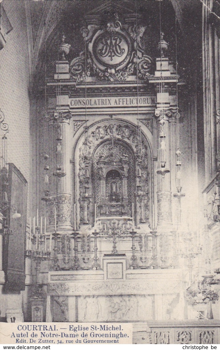 Kortrijk, Courtrai, Eglise St Michel, Autel De Notre Dame De Groeninghe (pk62569) - Kortrijk