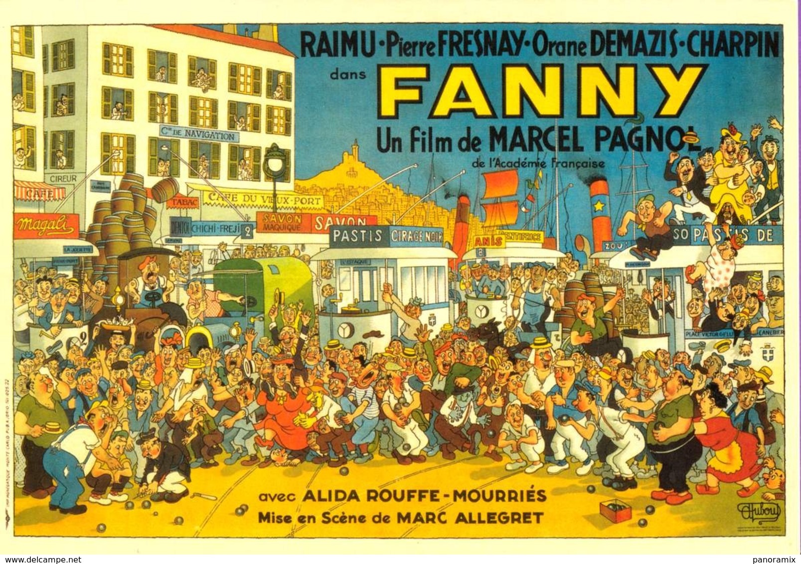 CP °° Dessin D' Albert Dubout Pour Le Film Fanny De M. Pagnol En 1950 - 10x15 Neuve - Afiches En Tarjetas