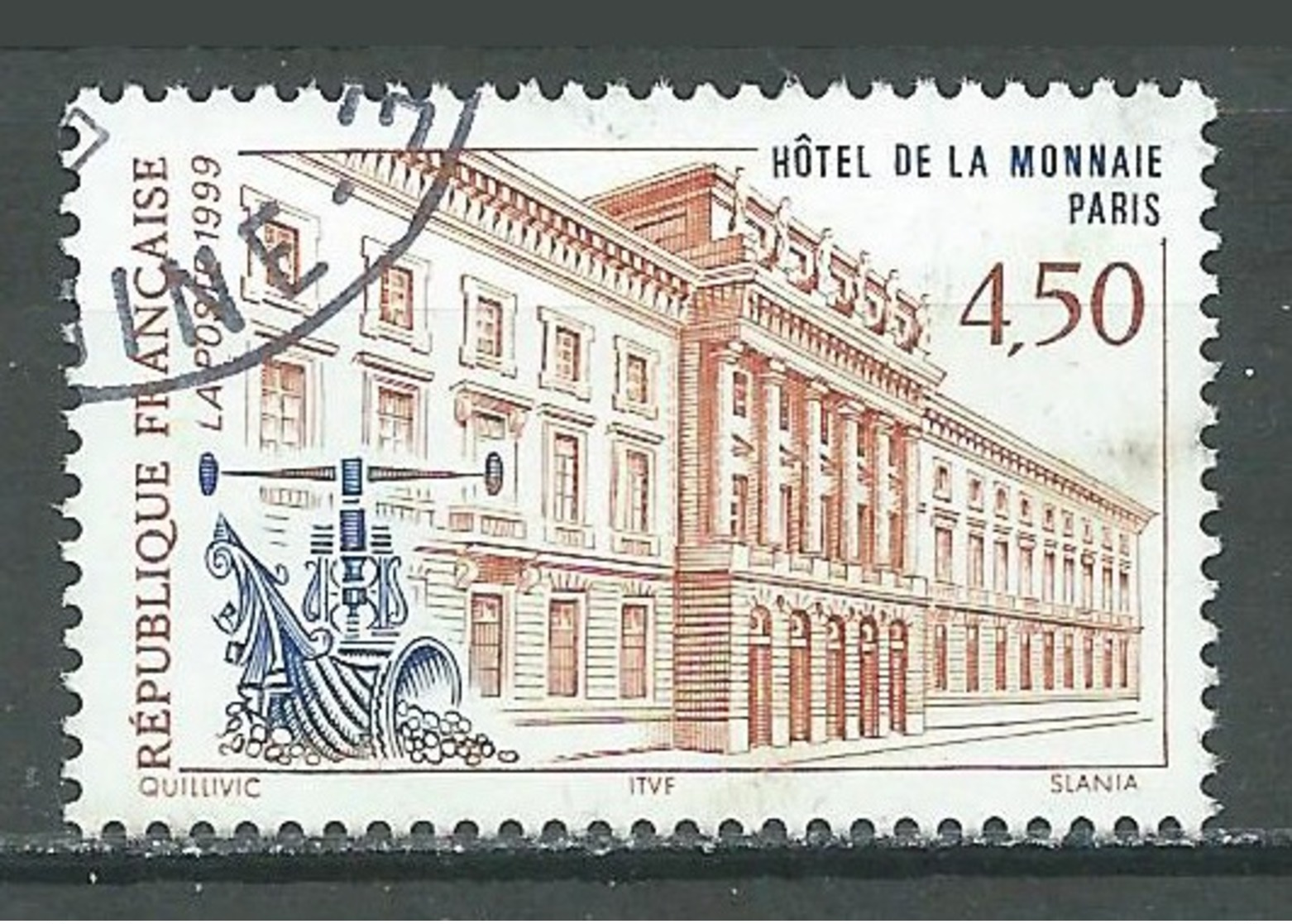 France YT N°3252 Hotel De La Monnaie Paris Oblitéré ° - Gebraucht