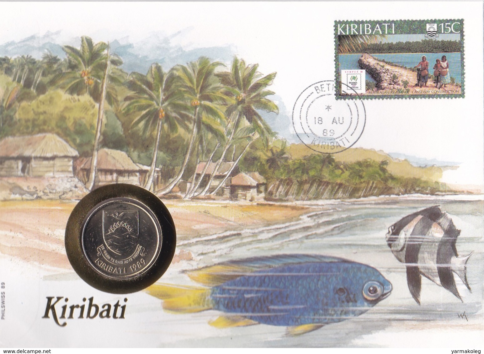 Kiribati 2 Dollars 1989 - Kiribati