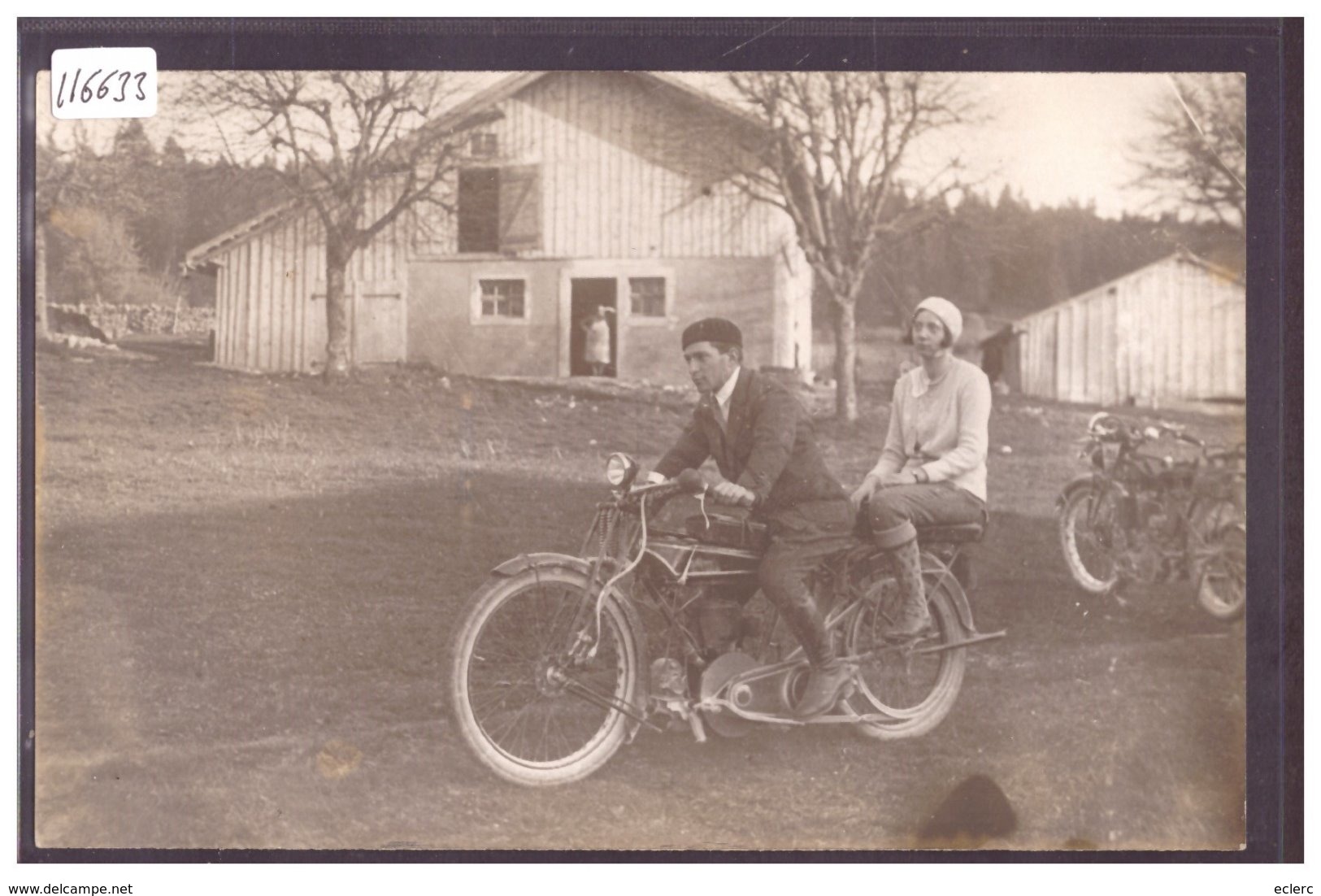 DISTRICT DE LA VALLEE - MOTOCYCLETTES A LA VALLEE DE JOUX ( SELON FOURNISSEUR DE LA CARTE ) - TB - Autres & Non Classés