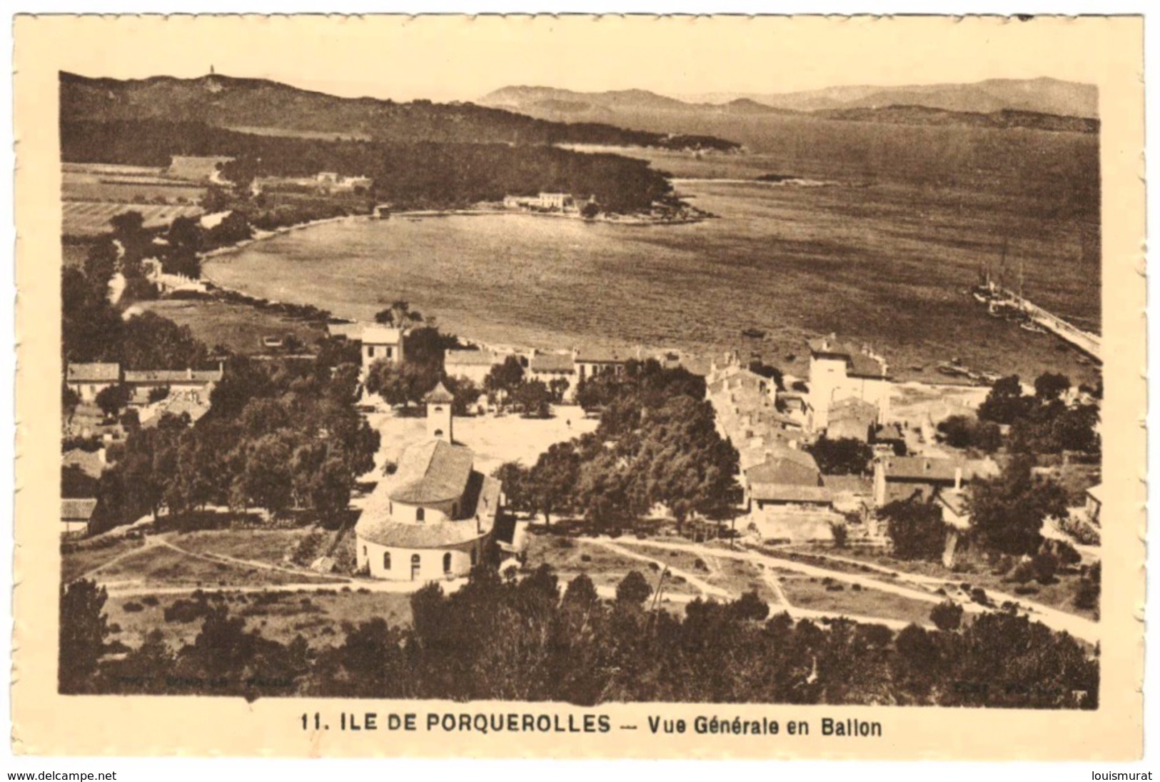 83 - Ile De Porquerolles - Vue Générale En Ballon - Porquerolles