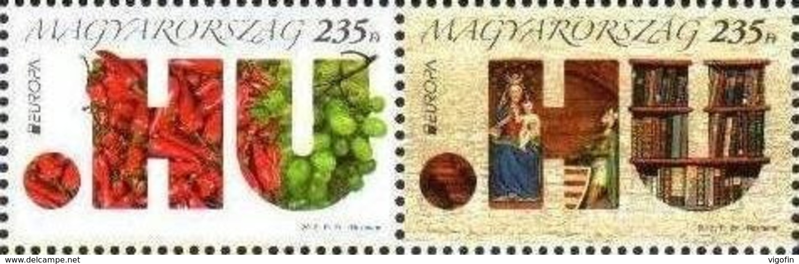 U 2012- EUROPA CEPT, UNGAR HUNGARY, 1 X 2v, MNH - 2012