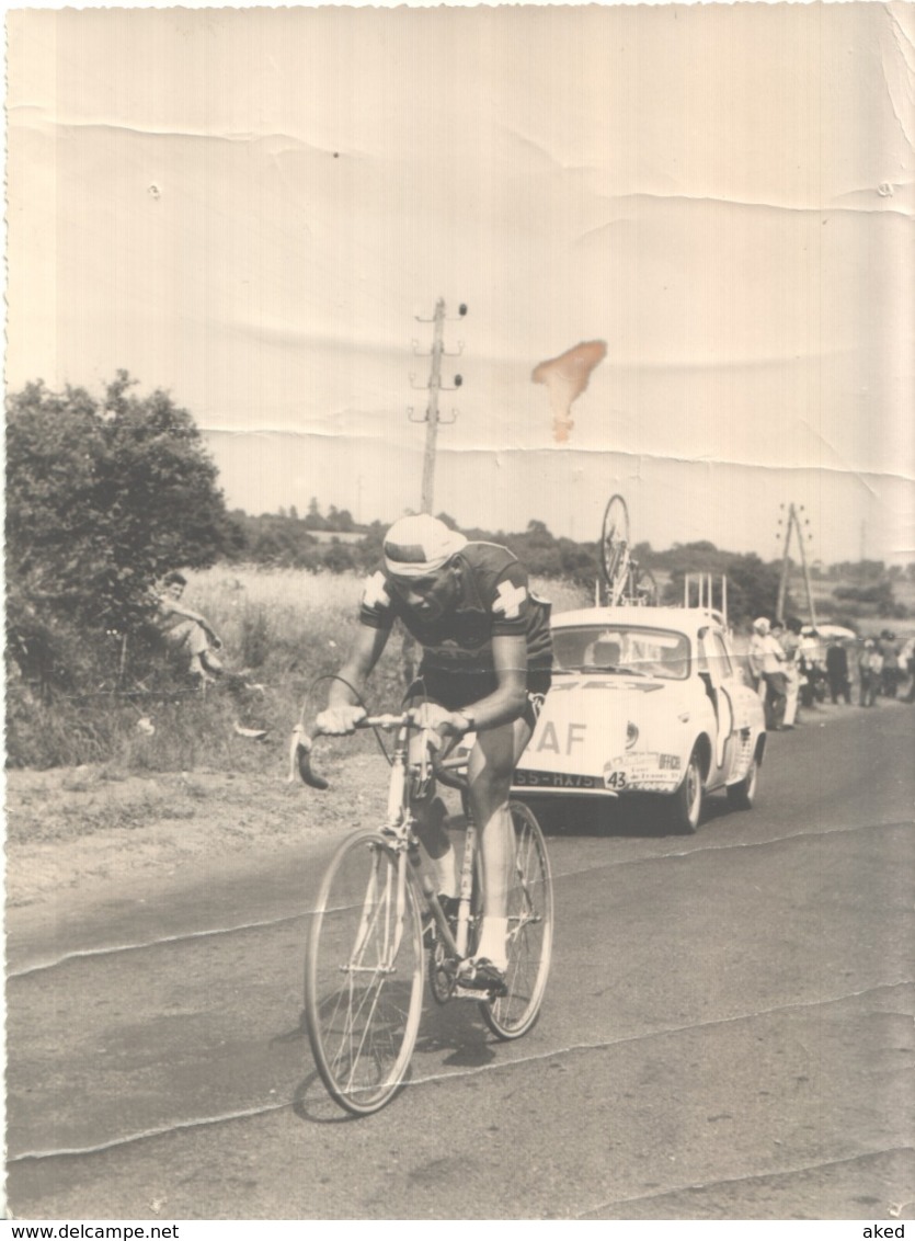 Belle Photo Originale Du Cycliste ROLF GRAF TOUR DE FRANCE 59 - Cycling