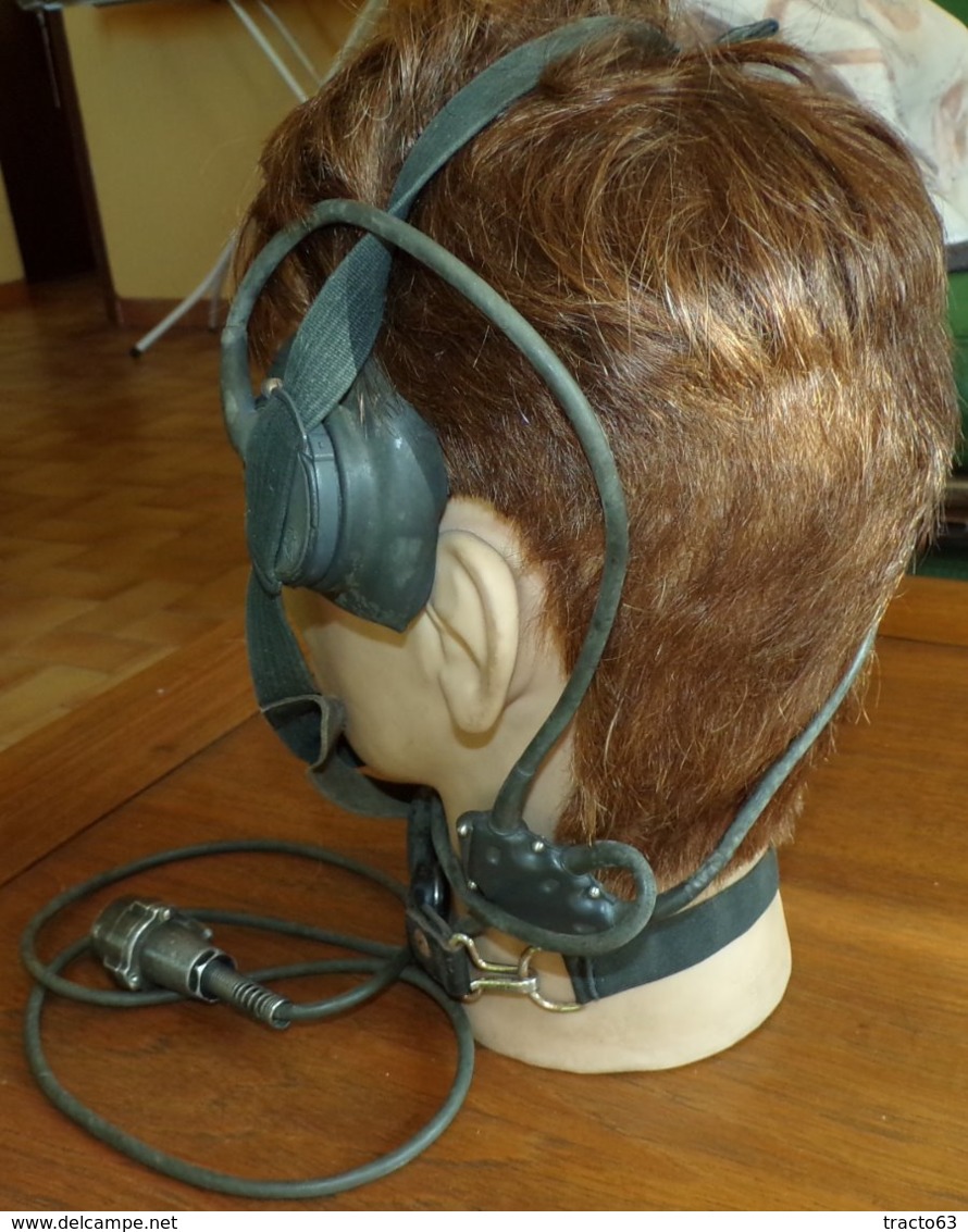 CASQUE GARNITURE DE CONVERSATION ET SPRECHGARNITUR NOTE SUR LE SACHET D'EMBALLAGE , POIDS 400 GRAMMES  , FABRICATION FRA - Radio's