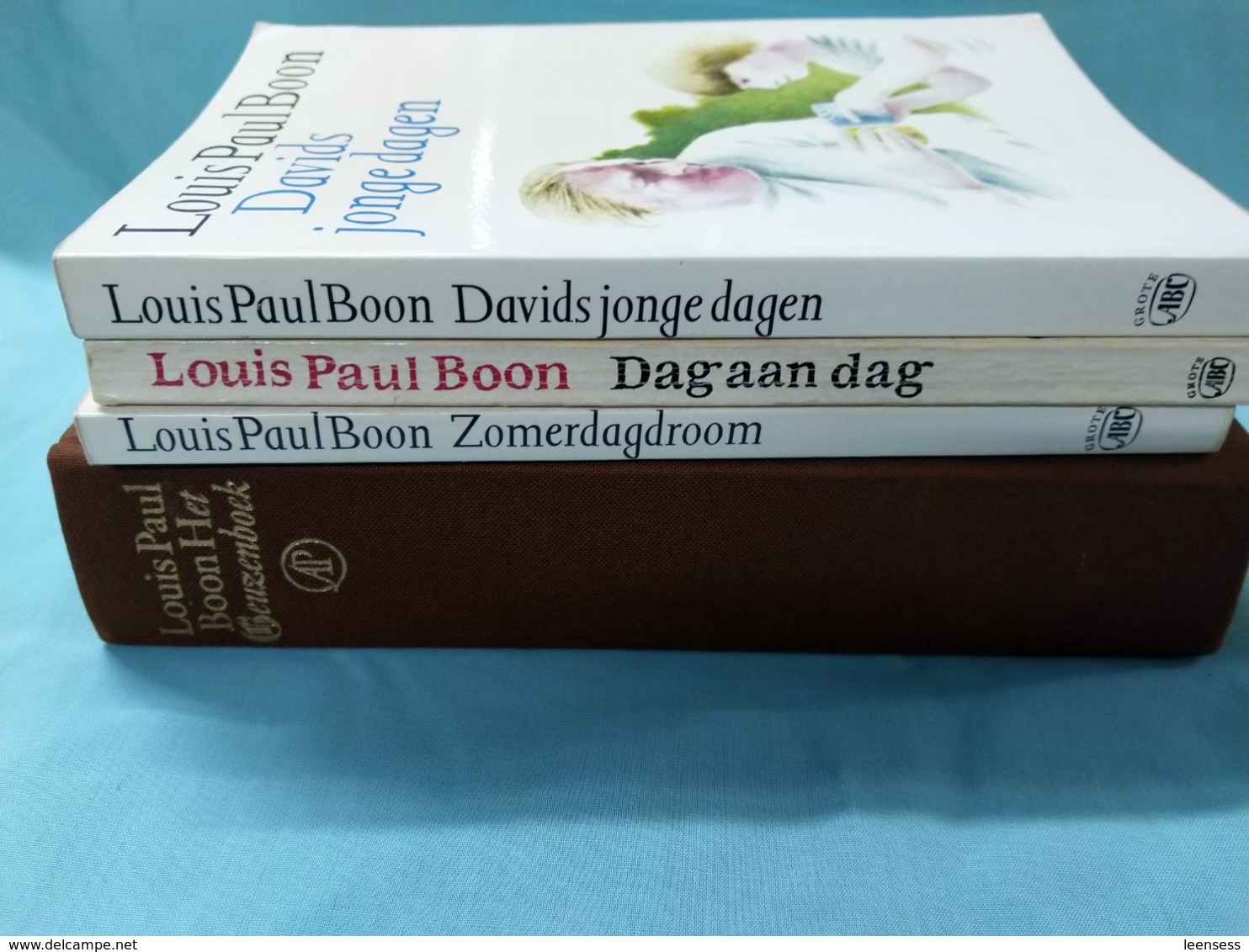 Louis Paul Boon; David's Jonge Jaren, Dag Aan Dag, Zomerdagdroom, Het Geuzenboek; - Literature
