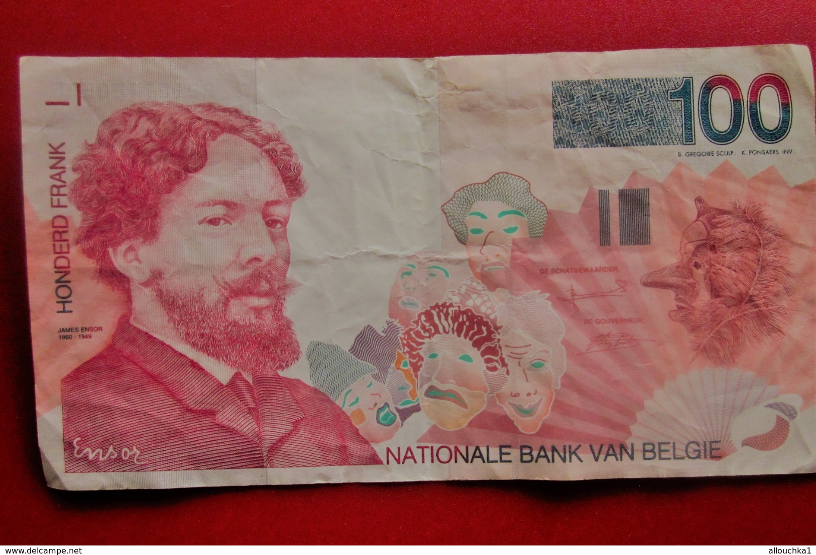 BANQUE NATIONALE BANK VAN BELGIE 100 FRANCS HONDERD FRANK Monnaies Billets Billet DEL AÑO (( Non-Daté-1995 )) (BANKNOTE) - 100 Francs