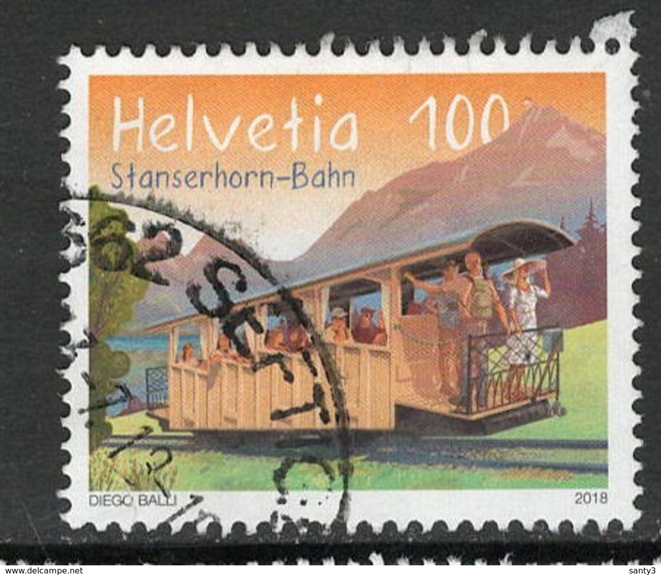 Zwitserland, Mi 2551 Jaar 2018,  Prachtig Gestempeld, - Used Stamps