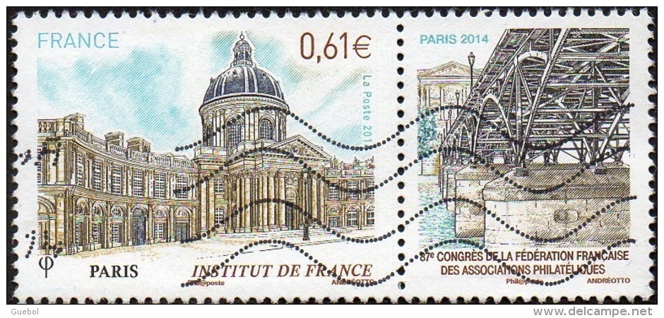 Oblitération Moderne Sur Timbre De France N° 4884 - Institut De France - 87 Eme Congrès De La Fédération - Usati