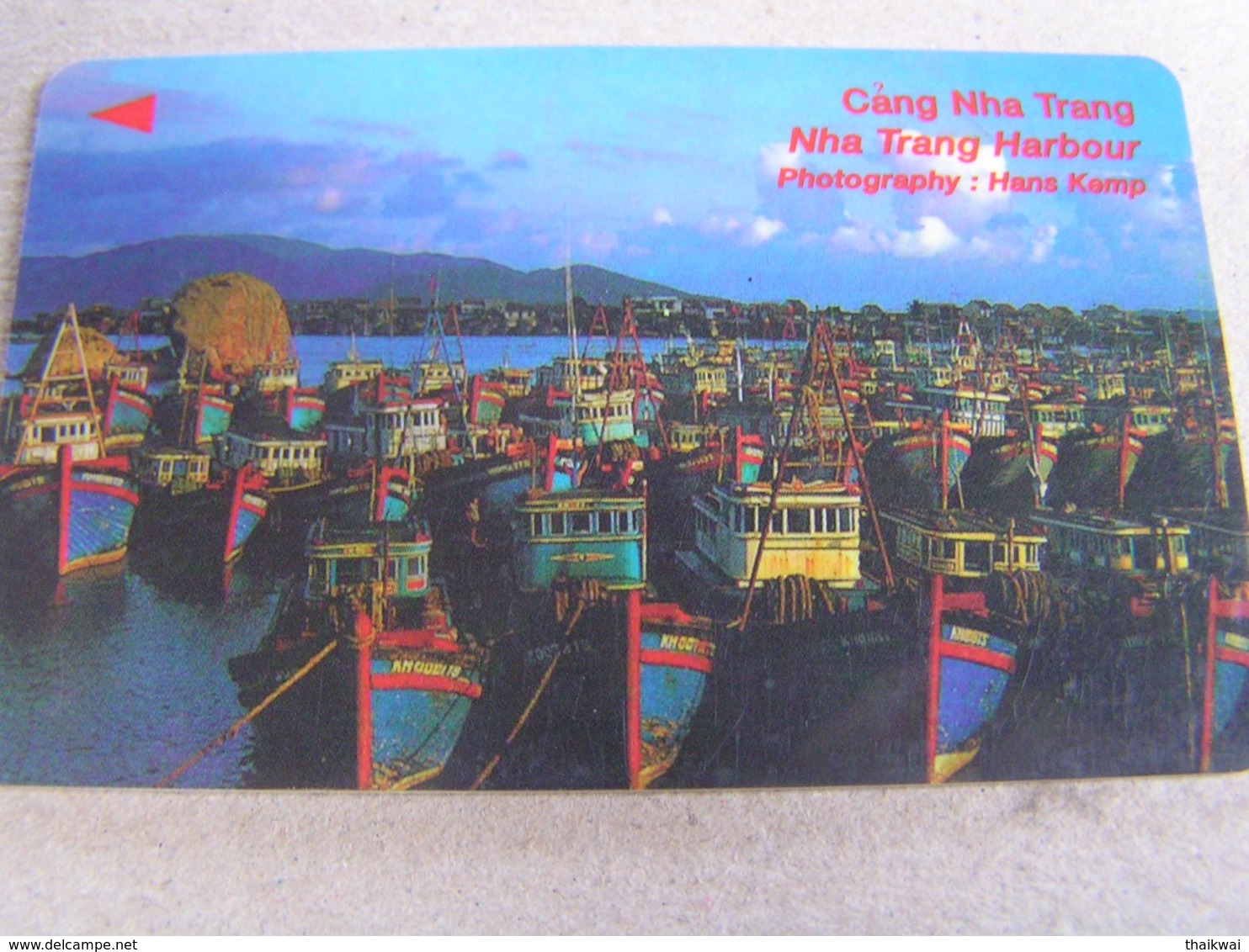 VIETNAM Used GPT Card   7UPVF Nha Trang Harbour, Boats - Vietnam